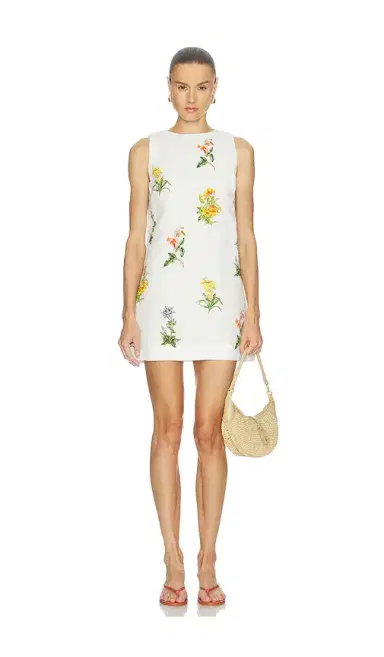 HEMANT AND NANDITA Shift Mini Dress | Thumbnail 1 HEMANT AND NANDITA Shift Mini Dress | Thumbnail 1
