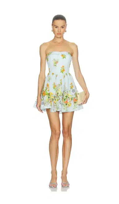 Hemant & Nandita Off-shoulder Short Dress | Thumbnail 1 Hemant & Nandita Off-shoulder Short Dress | Thumbnail 1