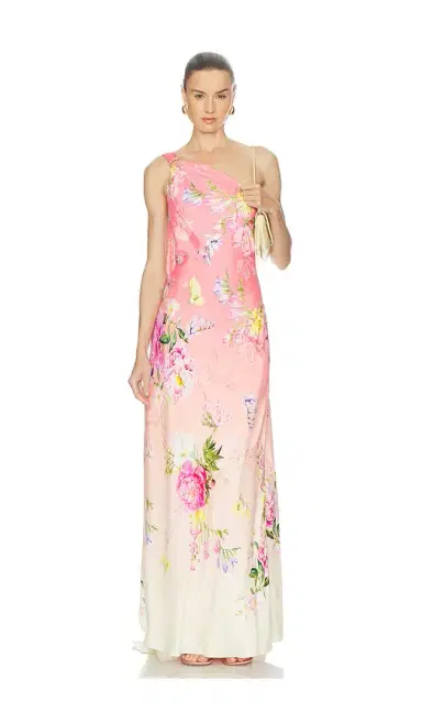 Hemant & Nandita One Shoulder Sash Dress | Thumbnail 1 Hemant & Nandita One Shoulder Sash Dress | Thumbnail 1
