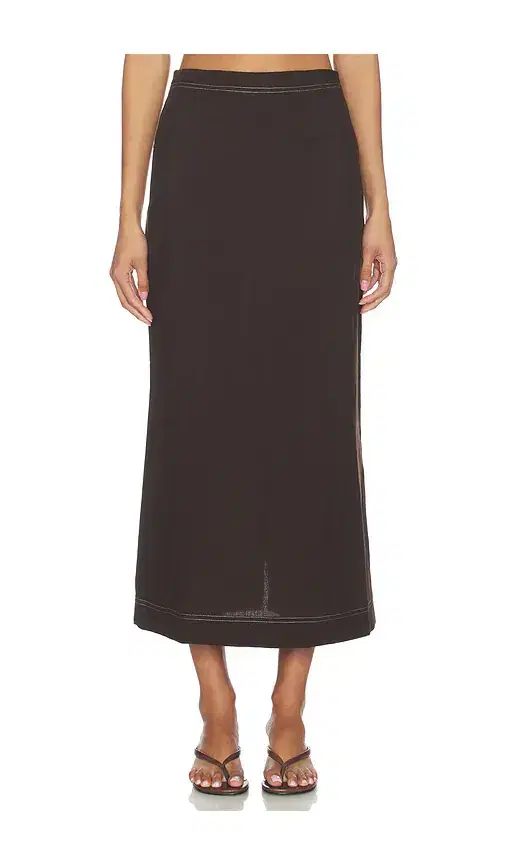 ALIGNE Mia Linen Mix Skirt