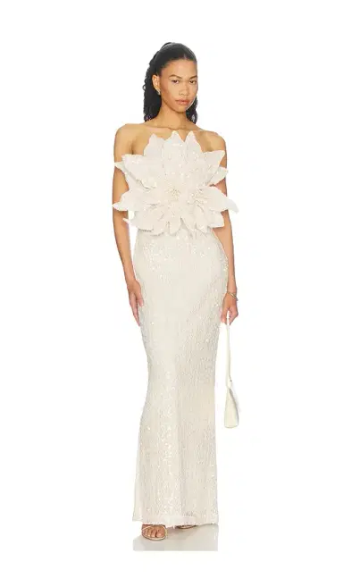 PatBo Lara Crochet Flower Maxi Dress | Thumbnail 1 PatBo Lara Crochet Flower Maxi Dress | Thumbnail 1