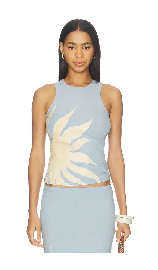 Ice Blue Sol Rib Tank