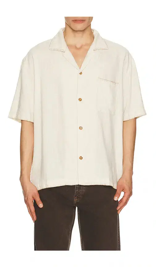 Relaxed Whip Stitch Shirt