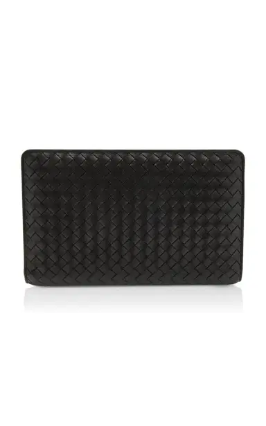 Bottega Veneta Agenda Intrecciato Leather Clutch | Thumbnail 1 Bottega Veneta Agenda Intrecciato Leather Clutch | Thumbnail 1
