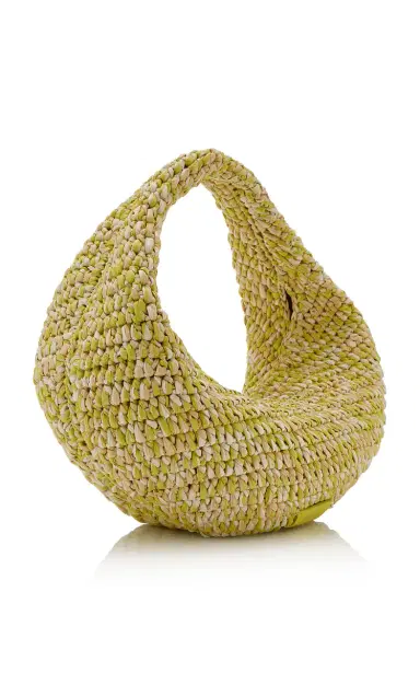 Khaite Olivia Medium Raffia Hobo Bag | Thumbnail 3