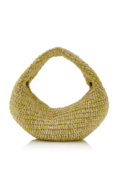 Khaite Olivia Medium Raffia Hobo Bag | Thumbnail 4