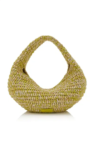 Khaite Olivia Medium Raffia Hobo Bag | Thumbnail 1