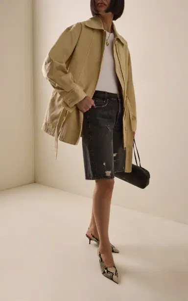 House of Dagmar High-Rise Denim Shorts | Thumbnail 2