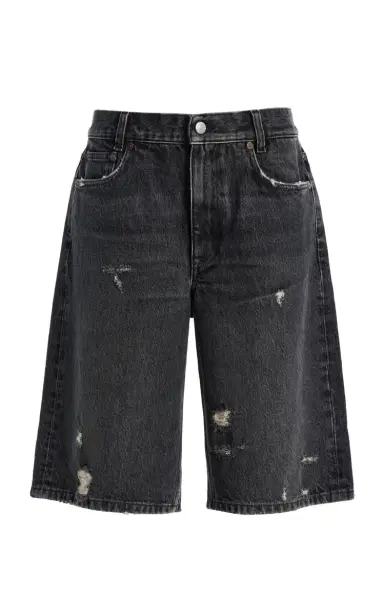 House of Dagmar High-Rise Denim Shorts | Thumbnail 6