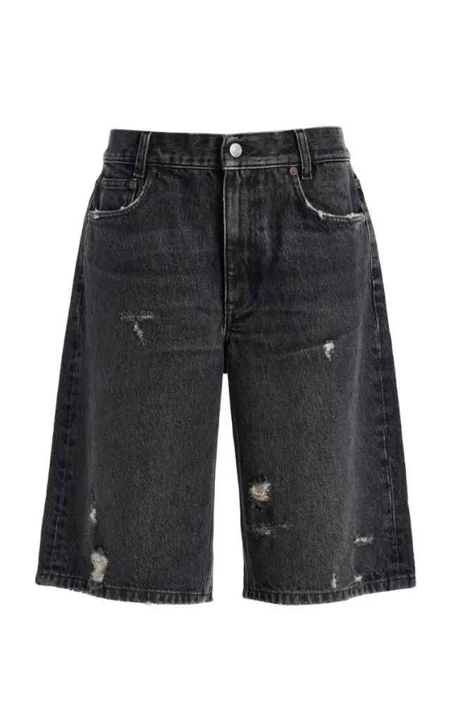 House of Dagmar High-Rise Denim Shorts
