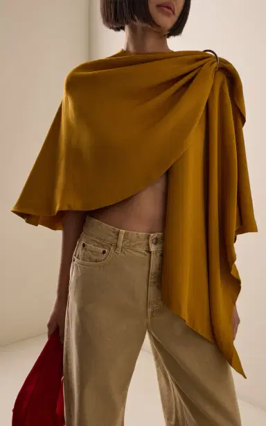 House of Dagmar Cape Draped Top | Thumbnail 2 House of Dagmar Cape Draped Top | Thumbnail 2