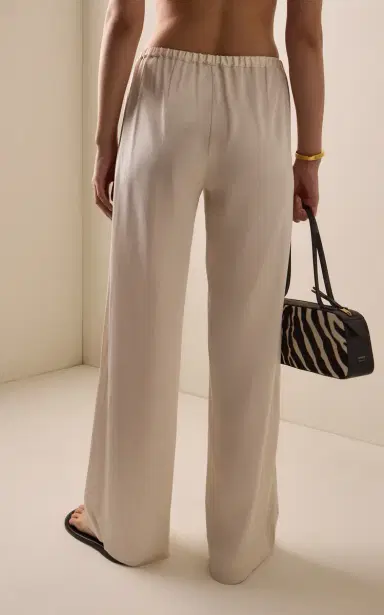 House of Dagmar Silk Wide-Leg Pants | Thumbnail 4 House of Dagmar Silk Wide-Leg Pants | Thumbnail 4