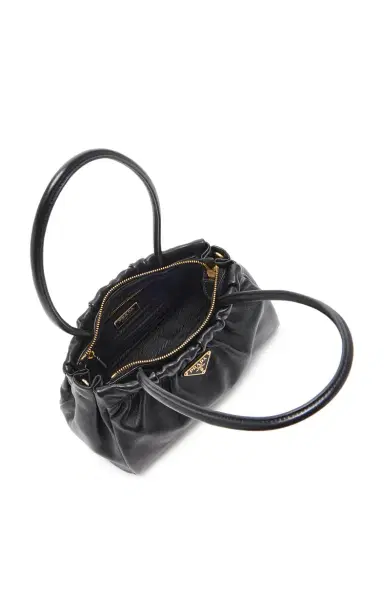Prada Ruched Leather Bag | Thumbnail 6