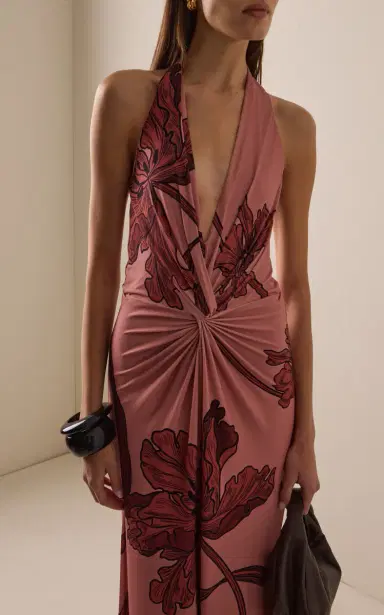ANDRES OTALORA Exclusive Pura Maxi Halter Dress | Thumbnail 3 ANDRES OTALORA Exclusive Pura Maxi Halter Dress | Thumbnail 3