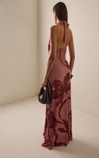 ANDRES OTALORA Exclusive Pura Maxi Halter Dress | Thumbnail 4 ANDRES OTALORA Exclusive Pura Maxi Halter Dress | Thumbnail 4