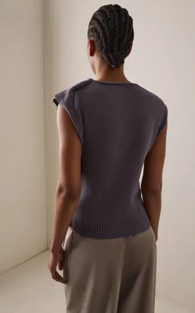 Niccolò Pasqualetti Nota Cotton Vest | Thumbnail 4 Niccolò Pasqualetti Nota Cotton Vest | Thumbnail 4