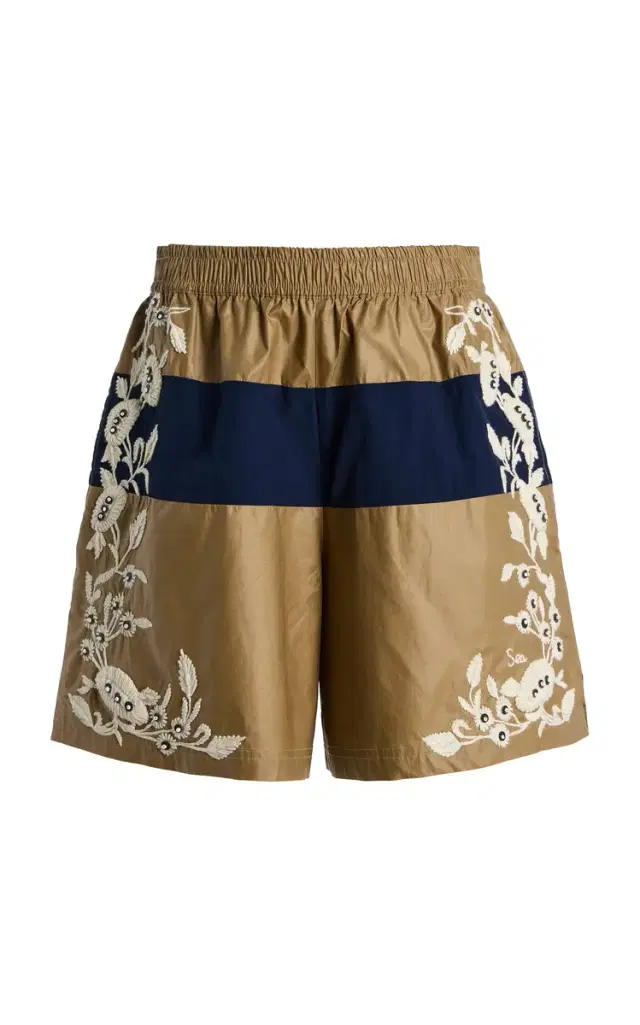 Sea Georgie Cotton-Blend Sportswear Shorts