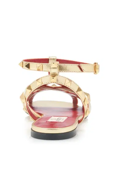 Valentino Garavani Studdy Leather Sandals | Thumbnail 4 Valentino Garavani Studdy Leather Sandals | Thumbnail 4