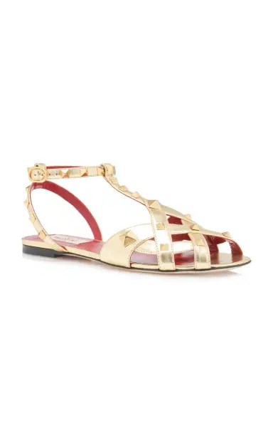 Valentino Garavani Studdy Leather Sandals | Thumbnail 5 Valentino Garavani Studdy Leather Sandals | Thumbnail 5
