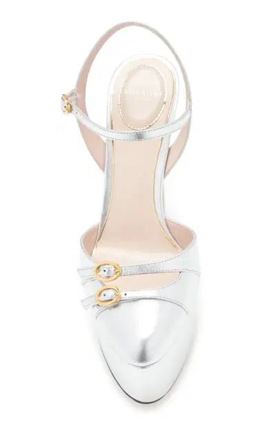 Valentino Garavani Crasher Leather Pumps | Thumbnail 3