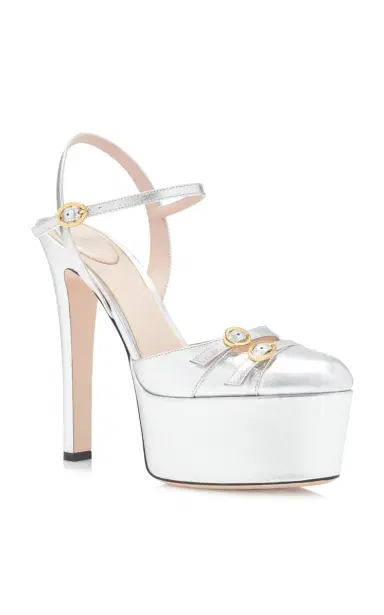 Valentino Garavani Crasher Leather Pumps | Thumbnail 5