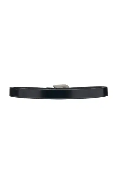Valentino Garavani Mini V-Logo Signature Leather Belt | Thumbnail 3