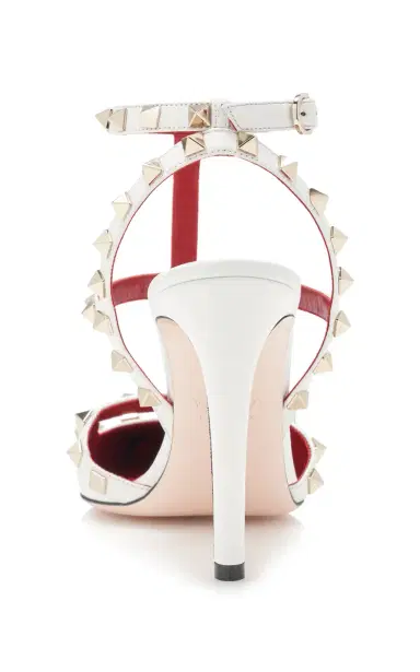 Valentino Garavani Rockstud Ankle Strap Leather Pumps | Thumbnail 4 Valentino Garavani Rockstud Ankle Strap Leather Pumps | Thumbnail 4