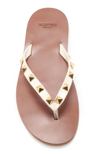 Valentino Garavani Rockstud Thong Leather Sandals | Thumbnail 3 Valentino Garavani Rockstud Thong Leather Sandals | Thumbnail 3