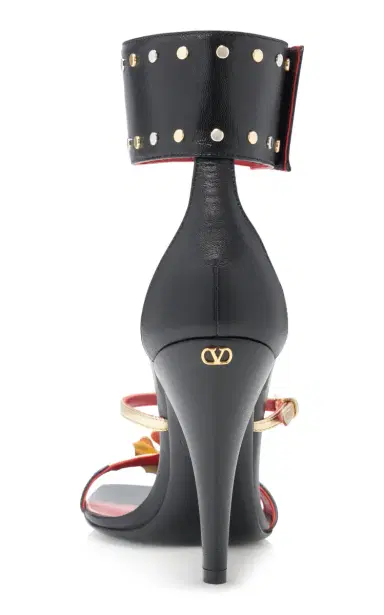 Valentino Garavani Cuffie Studded Leather Sandals | Thumbnail 4