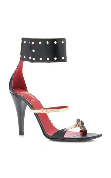 Valentino Garavani Cuffie Studded Leather Sandals | Thumbnail 5