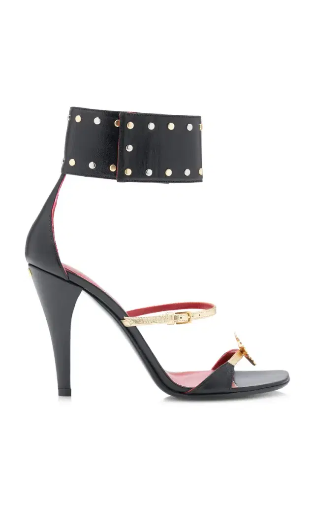 Valentino Garavani Cuffie Studded Leather Sandals