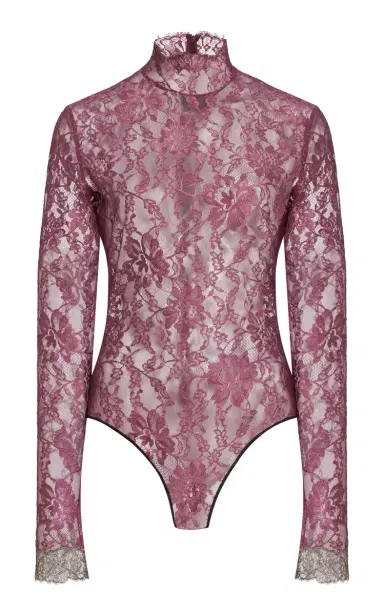 Valentino Garavani Jersey Lace Bodysuit | Thumbnail 5 Valentino Garavani Jersey Lace Bodysuit | Thumbnail 5