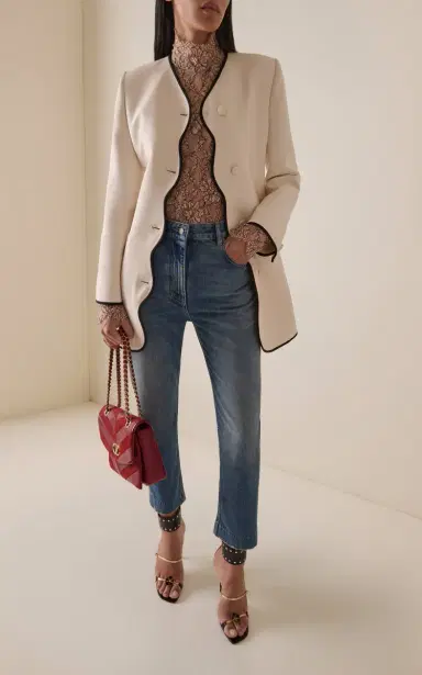 Valentino Garavani Lace Bodysuit | Thumbnail 2 Valentino Garavani Lace Bodysuit | Thumbnail 2