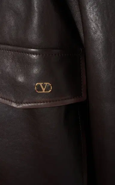 Valentino Garavani Shearling-Trimmed Leather Jacket | Thumbnail 6