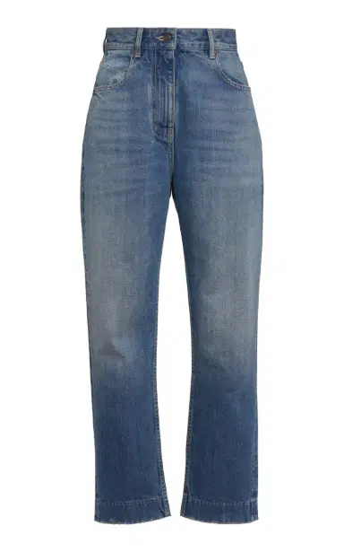 Valentino Garavani Rigid High-Rise Straight-Leg Cropped Jeans | Thumbnail 6 Valentino Garavani Rigid High-Rise Straight-Leg Cropped Jeans | Thumbnail 6