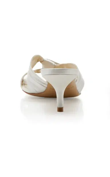 Le Monde Béryl Antonia Silk-Satin Kitten Heel Sandals | Thumbnail 5 Le Monde Béryl Antonia Silk-Satin Kitten Heel Sandals | Thumbnail 5