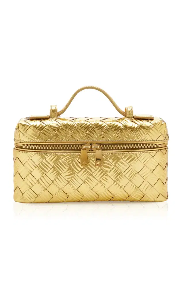 Bottega Veneta Bang Bang Intrecciato Embossed Leather Bag