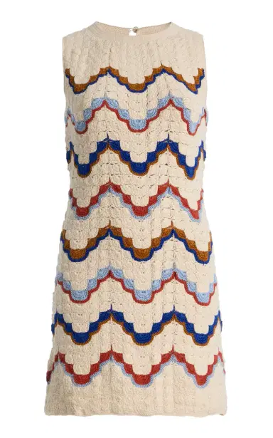 ESCVDO Alma Crocheted Cotton Mini Dress | Thumbnail 7 ESCVDO Alma Crocheted Cotton Mini Dress | Thumbnail 7