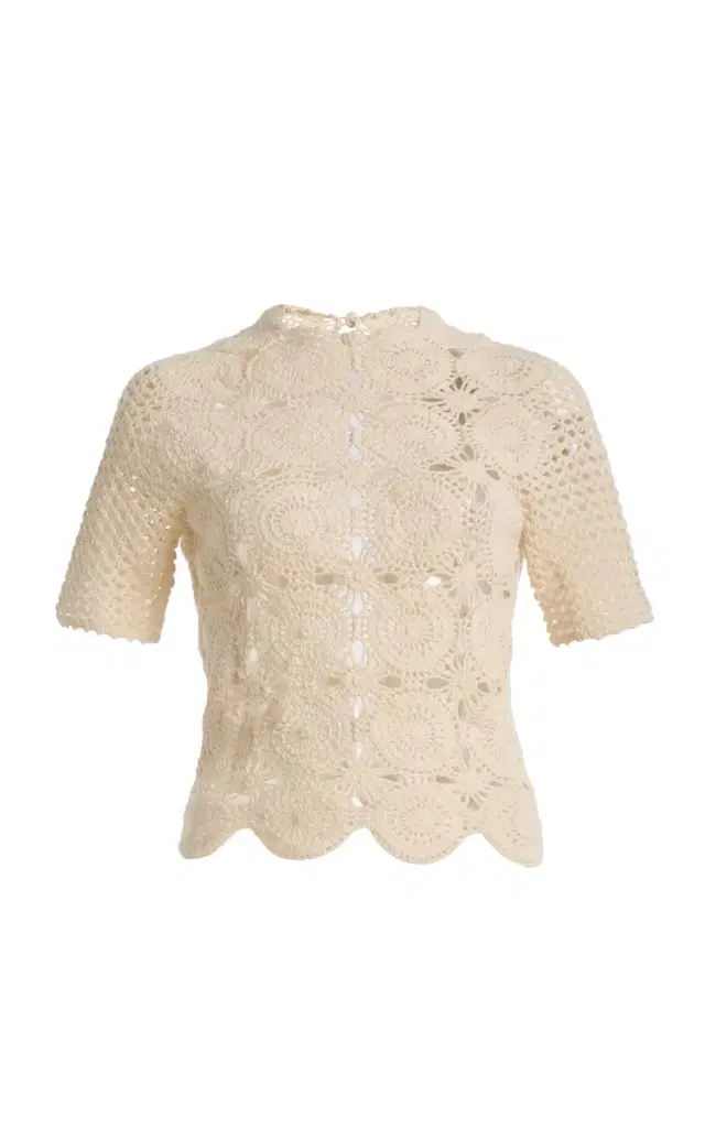 ESCVDO Siula Crocheted Cotton Top