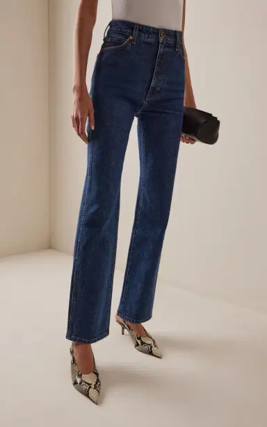 Khaite Danielle Stretch High-Rise Stovepipe Jeans | Thumbnail 3 Khaite Danielle Stretch High-Rise Stovepipe Jeans | Thumbnail 3