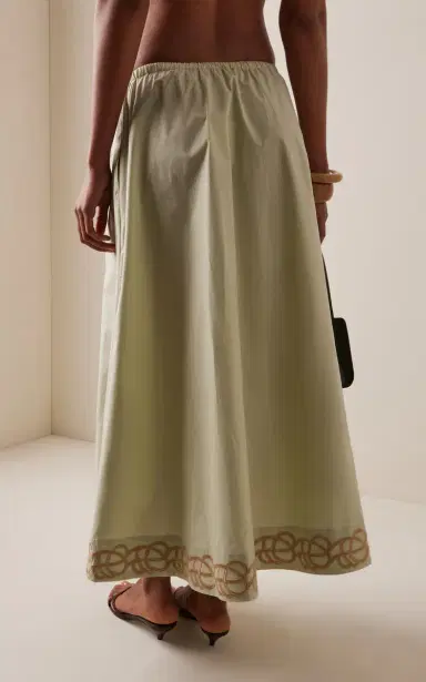 By Malene Birger Exclusive Pheobes Cotton Maxi Skirt | Thumbnail 4 By Malene Birger Exclusive Pheobes Cotton Maxi Skirt | Thumbnail 4