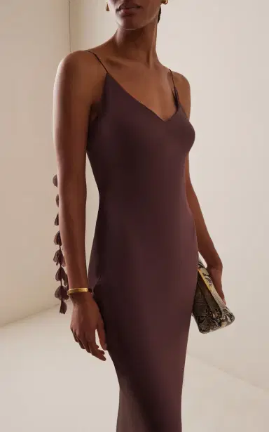 By Malene Birger Pascale Silk Maxi Slip Dress | Thumbnail 2 By Malene Birger Pascale Silk Maxi Slip Dress | Thumbnail 2