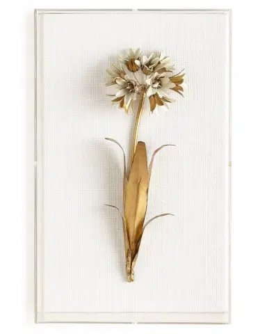Tommy Mitchell Original Gilded Agapanthus Study on Linen | Thumbnail 1