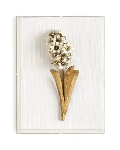 Tommy Mitchell Original GIlded Hyacinth Study on Linen | Thumbnail 2