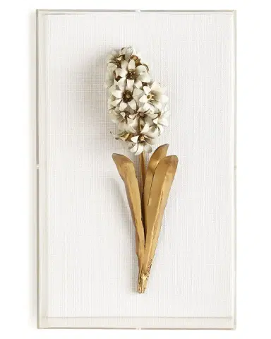 Tommy Mitchell Original GIlded Hyacinth Study on Linen | Thumbnail 1