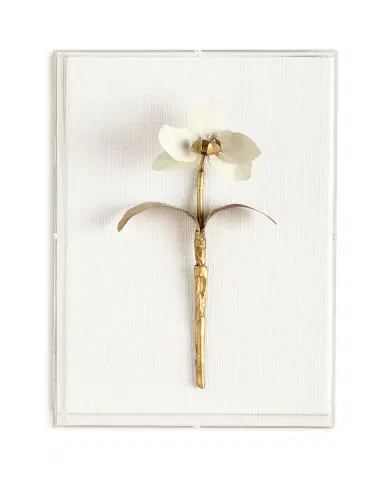 Tommy Mitchell Original Gilded Orchid 1 Study on Linen | Thumbnail 2