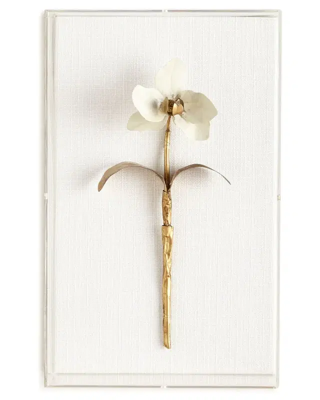 Tommy Mitchell Original Gilded Orchid 1 Study on Linen