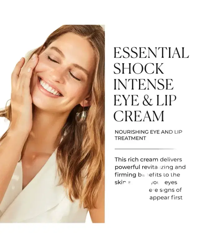 Natura Bisse Essential Shock Intense Eye & Lip Cream, 0.5 oz.