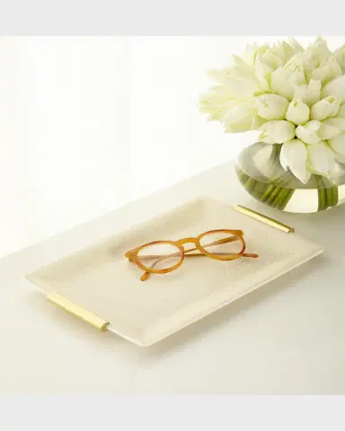 AERIN Shagreen Small Vanity Tray | Thumbnail 2