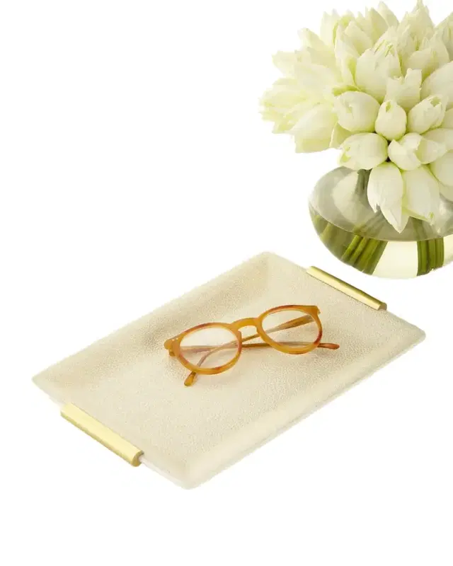 AERIN Shagreen Small Vanity Tray